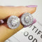 2021 New Arrival Fashion Luxury 925 Sterling Silver Pink CZ Drop Stud Earing  For Women Valentine's Day Gift Z5