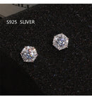 2021 New Arrival Fashion Luxury 925 Sterling Silver Pink CZ Drop Stud Earing  For Women Valentine's Day Gift Z5