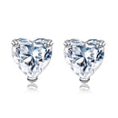 2021 New Arrival Fashion Luxury 925 Sterling Silver Pink CZ Drop Stud Earing  For Women Valentine's Day Gift Z5