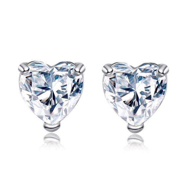 2021 New Arrival Fashion Luxury 925 Sterling Silver Pink CZ Drop Stud Earing  For Women Valentine's Day Gift Z5
