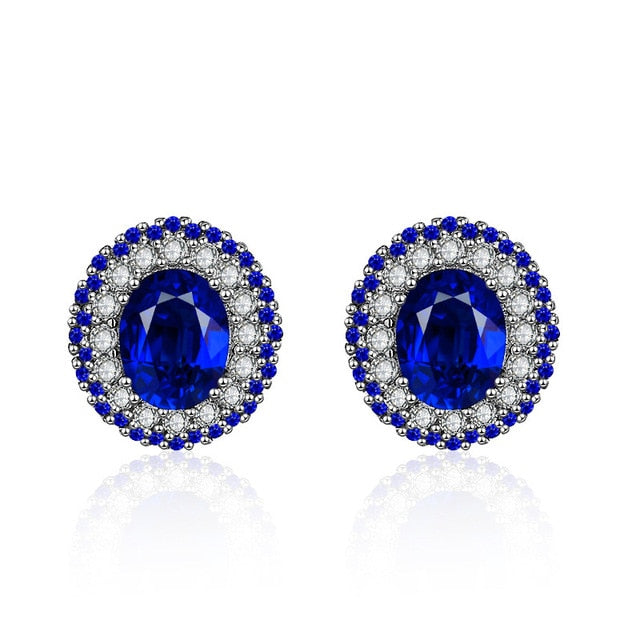 2021 New Arrival Fashion Luxury 925 Sterling Silver Pink CZ Drop Stud Earing  For Women Valentine's Day Gift Z5