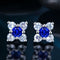 2021 New Arrival Fashion Luxury 925 Sterling Silver Pink CZ Drop Stud Earing  For Women Valentine's Day Gift Z5