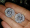 2021 New Arrival Fashion Luxury 925 Sterling Silver Pink CZ Drop Stud Earing  For Women Valentine's Day Gift Z5