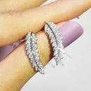 2021 New Arrival Fashion Luxury 925 Sterling Silver Pink CZ Drop Stud Earing  For Women Valentine's Day Gift Z5