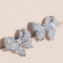 2021 New Arrival Fashion Luxury 925 Sterling Silver Pink CZ Drop Stud Earing  For Women Valentine's Day Gift Z5