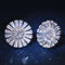 2021 New Arrival Fashion Luxury 925 Sterling Silver Pink CZ Drop Stud Earing  For Women Valentine's Day Gift Z5