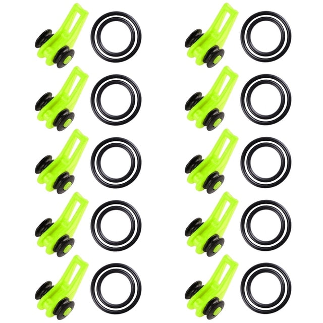 10pcs/lot Plastic Fishing Hook Secure Keeper Holder Lure Accessories Jig Hooks Safe Keeping For Fishing Rod Tool Bait Casting