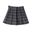 Summer Skirt High Waist Women Pleated Skirts Fashion Slim Waist Women Sweet Girls Dance Skirt Plaid Casual Ladies Short Skirts
