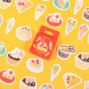 Warm 46pcs Kawaii Love Overture Cute Boxed Stickers Aesthetics Planner Scrapbooking Planner Decorative Stationery Anime Stickers