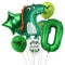 7pcs/set Dinosaur Foil Balloons Boys Animal Balloons Happy Birthday Balloon Baby Kids Birthday Party Jurassic World Decoration