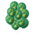 7pcs/set Dinosaur Foil Balloons Boys Animal Balloons Happy Birthday Balloon Baby Kids Birthday Party Jurassic World Decoration