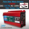 Pure Sine Wave Inverter DC 12v/24v To AC 110V/220V 1000W 1600W 2000W 3000W Voltage Transformer Power Converter Solar Inverter