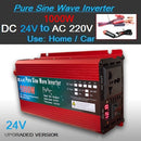 Pure Sine Wave Inverter DC 12v/24v To AC 110V/220V 1000W 1600W 2000W 3000W Voltage Transformer Power Converter Solar Inverter