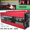 Pure Sine Wave Inverter DC 12v/24v To AC 110V/220V 1000W 1600W 2000W 3000W Voltage Transformer Power Converter Solar Inverter