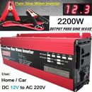 Pure Sine Wave Inverter DC 12v/24v To AC 110V/220V 1000W 1600W 2000W 3000W Voltage Transformer Power Converter Solar Inverter