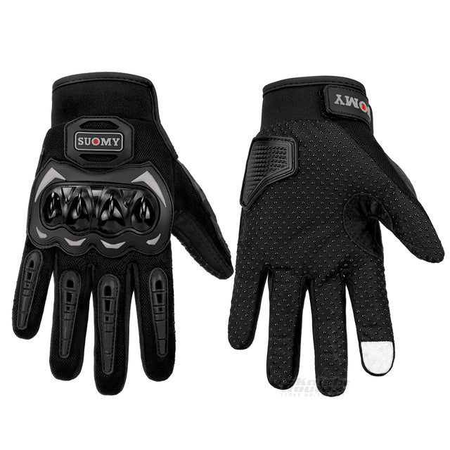 Summer Motorcycle Gloves Men Biker Motocross Motorbike Moto Gloves Touch Screen Racing Riding Full Finger Gloves Protective Gear