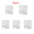 5/1pcs Wall Storage Hook Punch-free Power Plug Socket Holder Kitchen Stealth Hook Wall Adhesive Hanger Bathroom Wholesale Hot