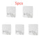 5/1pcs Wall Storage Hook Punch-free Power Plug Socket Holder Kitchen Stealth Hook Wall Adhesive Hanger Bathroom Wholesale Hot