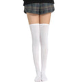 Black Lolita Striped Socks Women Funny Christmas Gifts Sexy Thigh High Nylon Long Stockings Cute Over Knee Socks For Girls