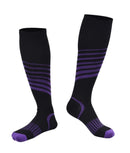 Compression Stockings Blood Circulation Promotion Slimming Compression Socks Anti-Fatigue Comfortable Solid Color Socks