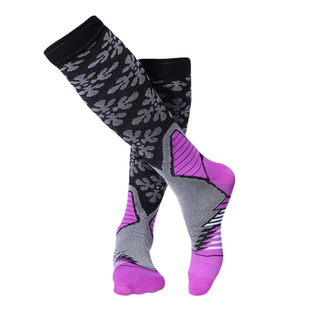 Compression Stockings Blood Circulation Promotion Slimming Compression Socks Anti-Fatigue Comfortable Solid Color Socks