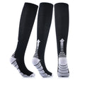 Compression Stockings Blood Circulation Promotion Slimming Compression Socks Anti-Fatigue Comfortable Solid Color Socks