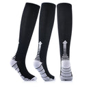 Compression Stockings Blood Circulation Promotion Slimming Compression Socks Anti-Fatigue Comfortable Solid Color Socks