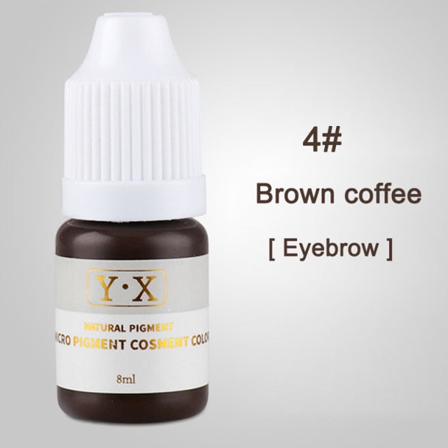 Semi Permanent Makeup Eyebrow Ink Lips Eye Line Tattoo Color Microblading Pigment JAN88