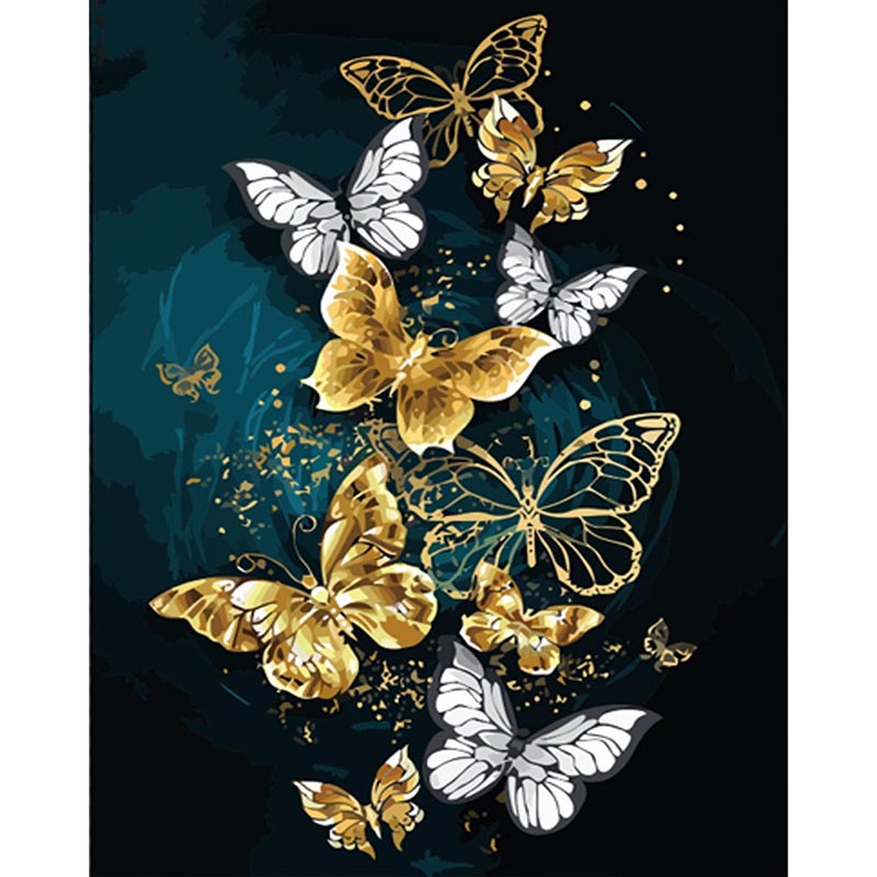 5D DIY Diamond Painting Butterfly Full Square/Round Drill Diamond Embroidery Animals Cross Stitch Rhinestone Mosaic Home Decor