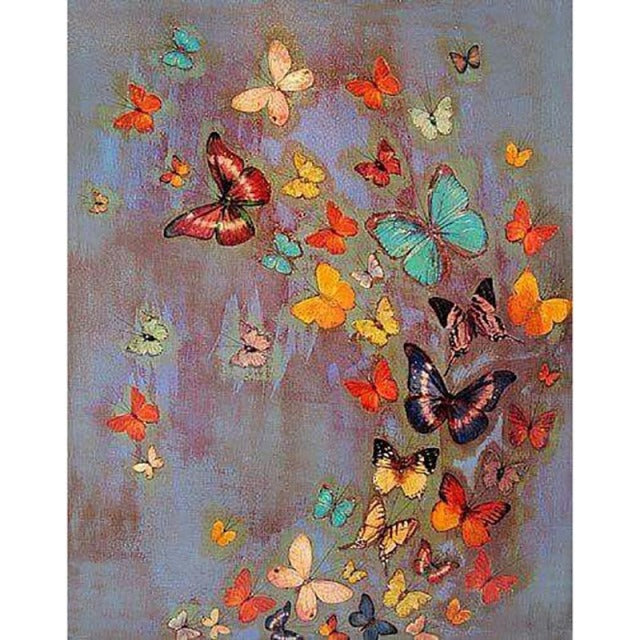 5D DIY Diamond Painting Butterfly Full Square/Round Drill Diamond Embroidery Animals Cross Stitch Rhinestone Mosaic Home Decor