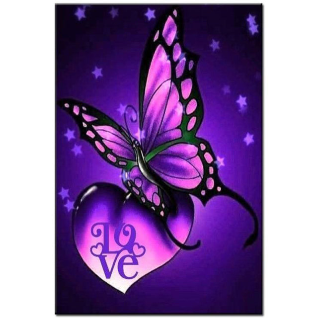 5D DIY Diamond Painting Butterfly Full Square/Round Drill Diamond Embroidery Animals Cross Stitch Rhinestone Mosaic Home Decor