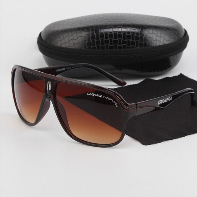 Retro brown sunglasses unisex sunglasses