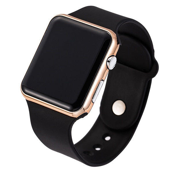 2021 New LED Watch Pink Strap For Digital Watch Silicone Band Women Watch Men Watch Wrist Watch ремешок для часов Montre Femme