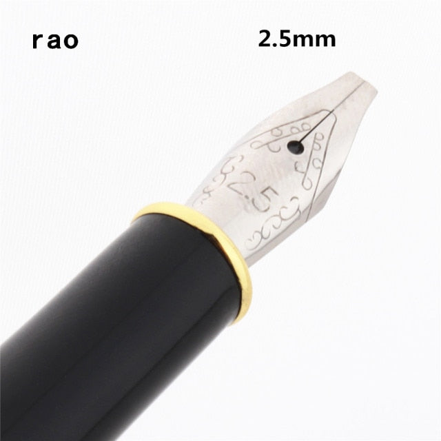 Luxury Quality 389 Black 0.5/0.7/1.1/1.5/1.9/2.5/2.9mm English Calligraphy Fountain Pen Stationary Supplies School Pens