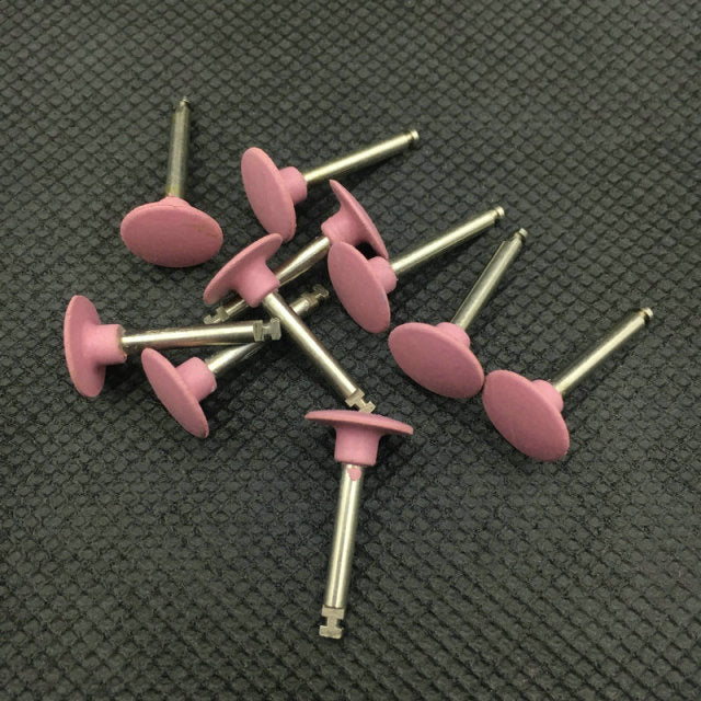 10pcs Dental Silicone Grinding Heads Teeth Polisher for Low-speed Machine Polishing 15 types Optional