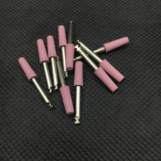10pcs Dental Silicone Grinding Heads Teeth Polisher for Low-speed Machine Polishing 15 types Optional