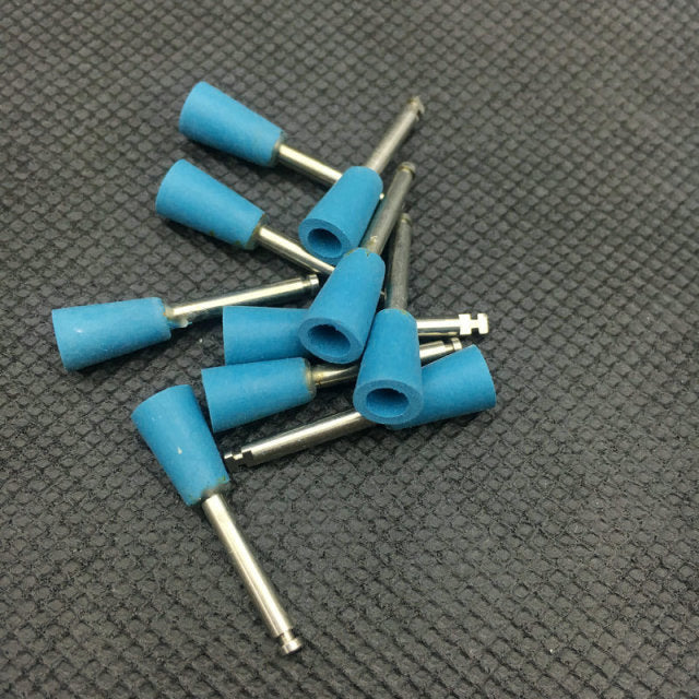 10pcs Dental Silicone Grinding Heads Teeth Polisher for Low-speed Machine Polishing 15 types Optional