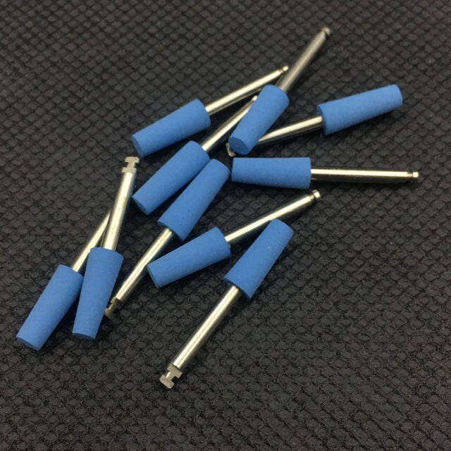 10pcs Dental Silicone Grinding Heads Teeth Polisher for Low-speed Machine Polishing 15 types Optional