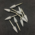 10pcs Dental Silicone Grinding Heads Teeth Polisher for Low-speed Machine Polishing 15 types Optional