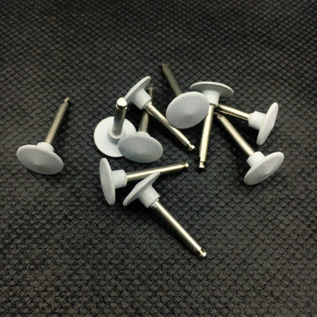 10pcs Dental Silicone Grinding Heads Teeth Polisher for Low-speed Machine Polishing 15 types Optional