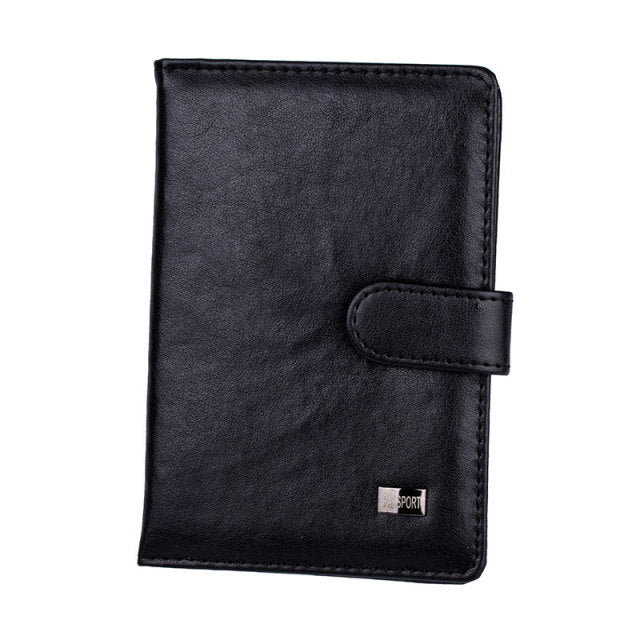 PU Leather Hasp Passport Cover Wallet Women Cards Credit Case Travel Document Covers Russia Men Passports Organizer Holder Pouch
