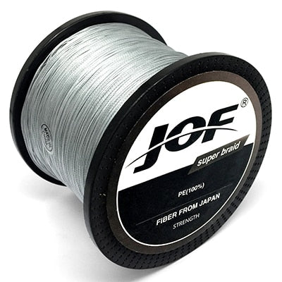 JOF 8 Strands 1000M 500M 300M PE Braided Multifilament Fishing Line Japan Multicolour Fishing Weave Extreme Super Strong