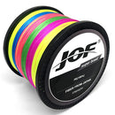 JOF 8 Strands 1000M 500M 300M PE Braided Multifilament Fishing Line Japan Multicolour Fishing Weave Extreme Super Strong