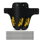 2pcsNew Mountain Bike Accessories Mudguard 3D Carbon Fiber Twill Cycling Mtb Fenders Rear Mud Guard Wings for Road Bicycle Goods