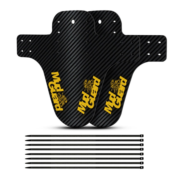 2pcsNew Mountain Bike Accessories Mudguard 3D Carbon Fiber Twill Cycling Mtb Fenders Rear Mud Guard Wings for Road Bicycle Goods