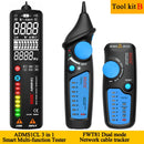 BSIDE Voltage Detector Tester 2.4"LCD Non contact Live wire Indicator Electric Pen Voltmeter Multimeter NCV Continuity Hz Test