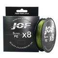 JOF 8 Weaves Multifilament Fishing Line 150M 300M 500M 8 Strands Braided Fishing Line PE Line 15 20 30 40 50 60 80 100LB