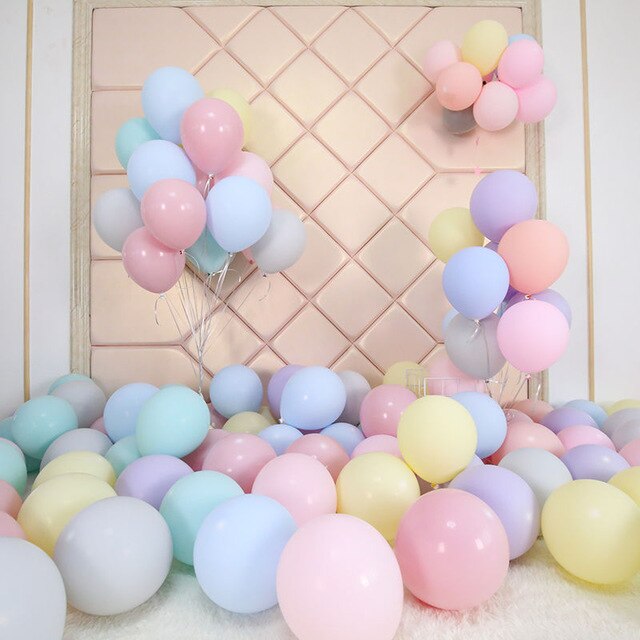 10/30/50pcs Macarons Latex Balloons Pastel Candy Wedding Party Birthday Decoration Balloons Baby Shower Decor Air Globos