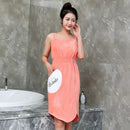 Wearable Bath Towel Superfine Fiber Towels Soft and Absorbent Chic Towel for Autumn Hotel Home Bathroom Gifts Women Bathrobe