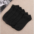 5pcs/set  Men Shallow Invisible Socks Spring autumn Short Socks Pure Cotton Breathable Socks for Men Low Socks